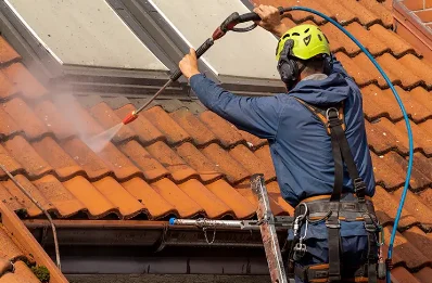 Démoussage et hydrofuge de toiture à Jujurieux
